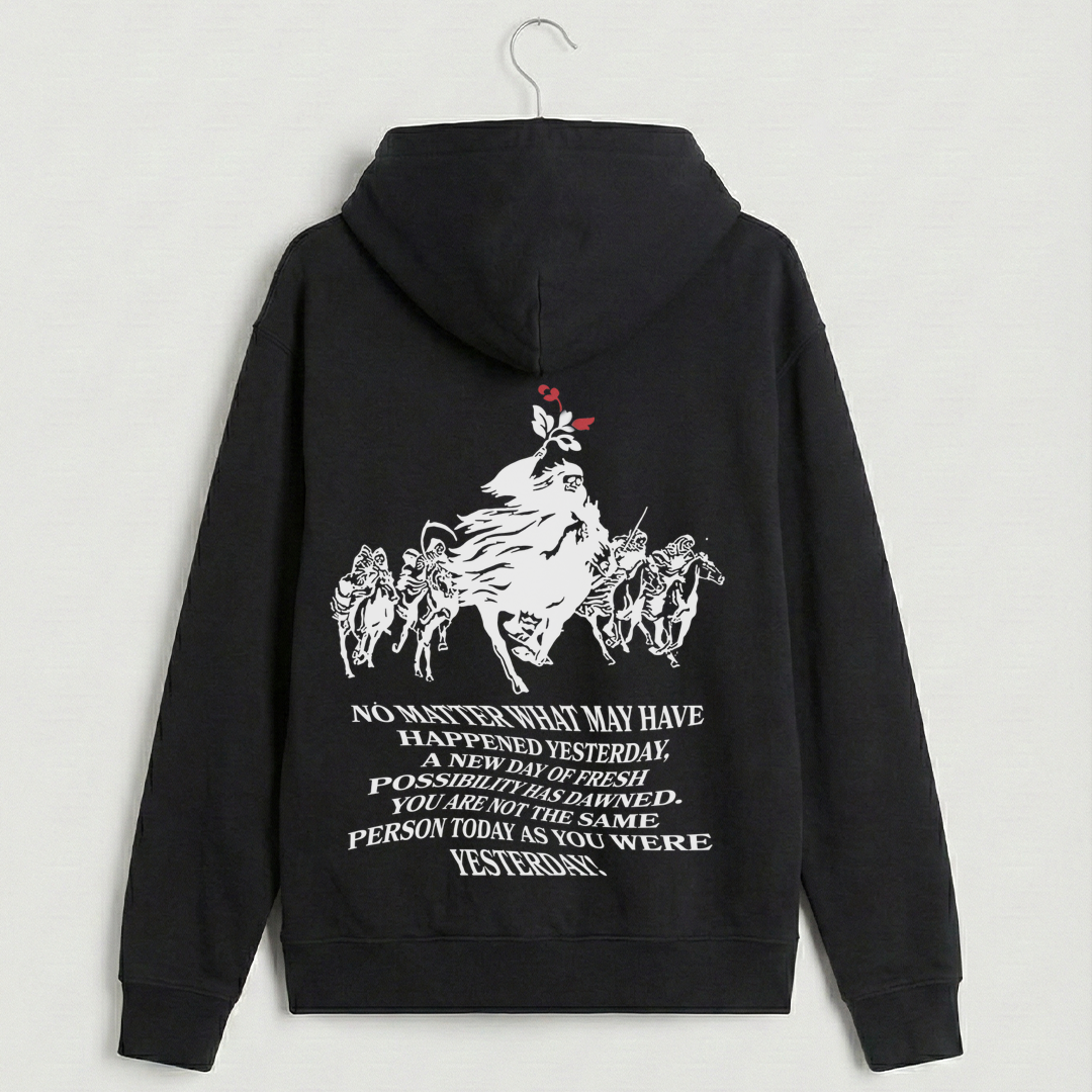 Horsemen Hoodie Black - Premium Streetwear Hoodie | Yesterday is