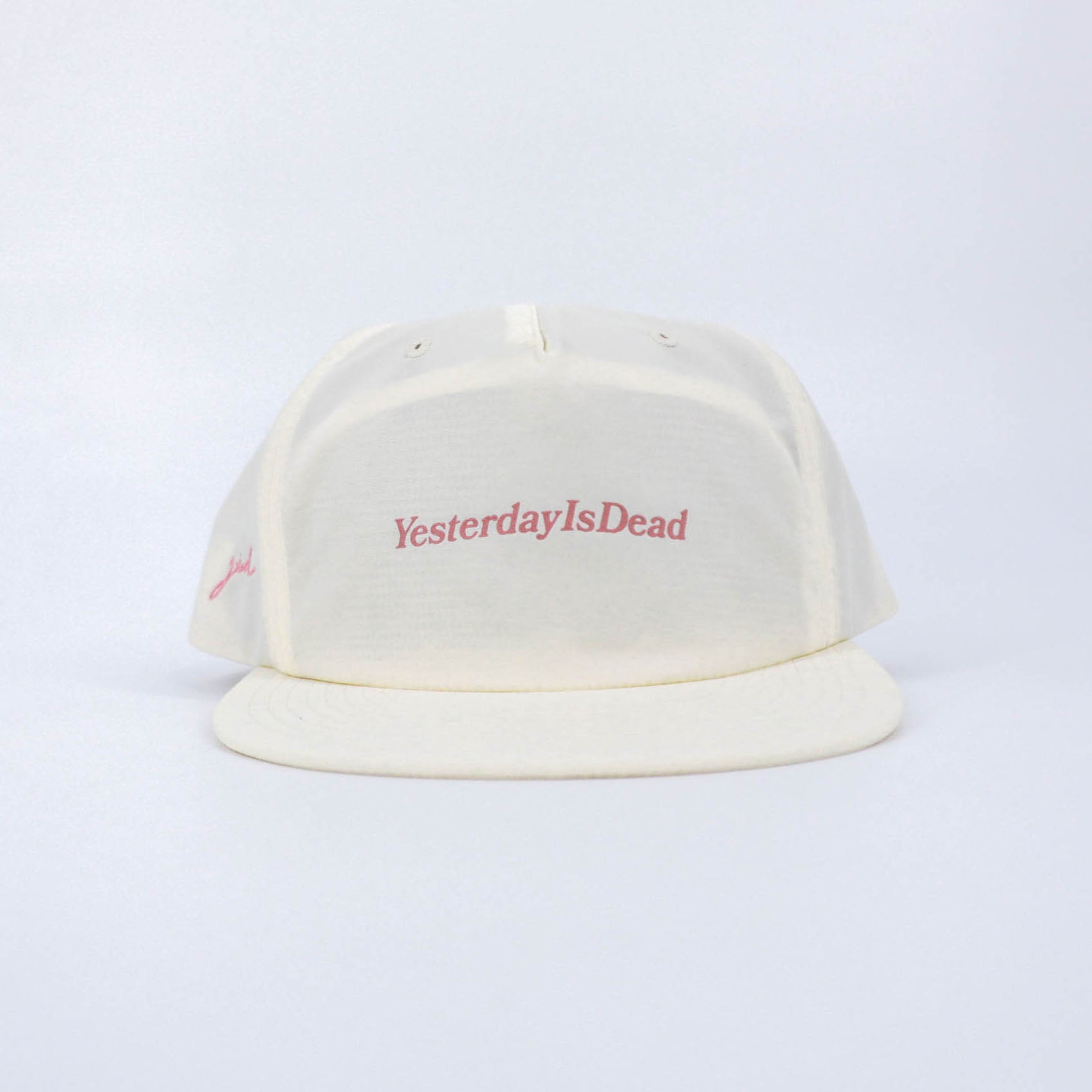 NYLON TECH CAP OFF-WHITE/PINK