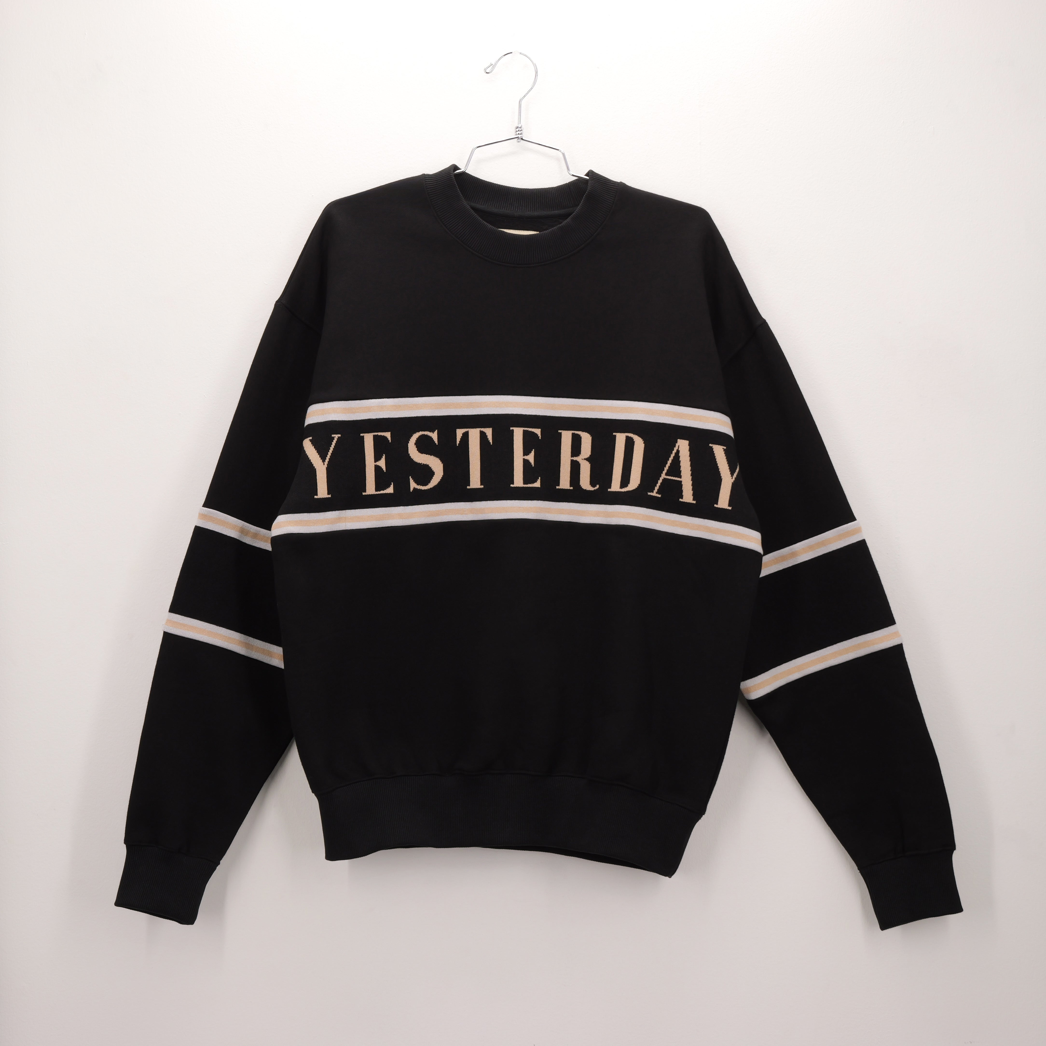 JACQUARD SWEATER BLACK | Yesterday is Dead