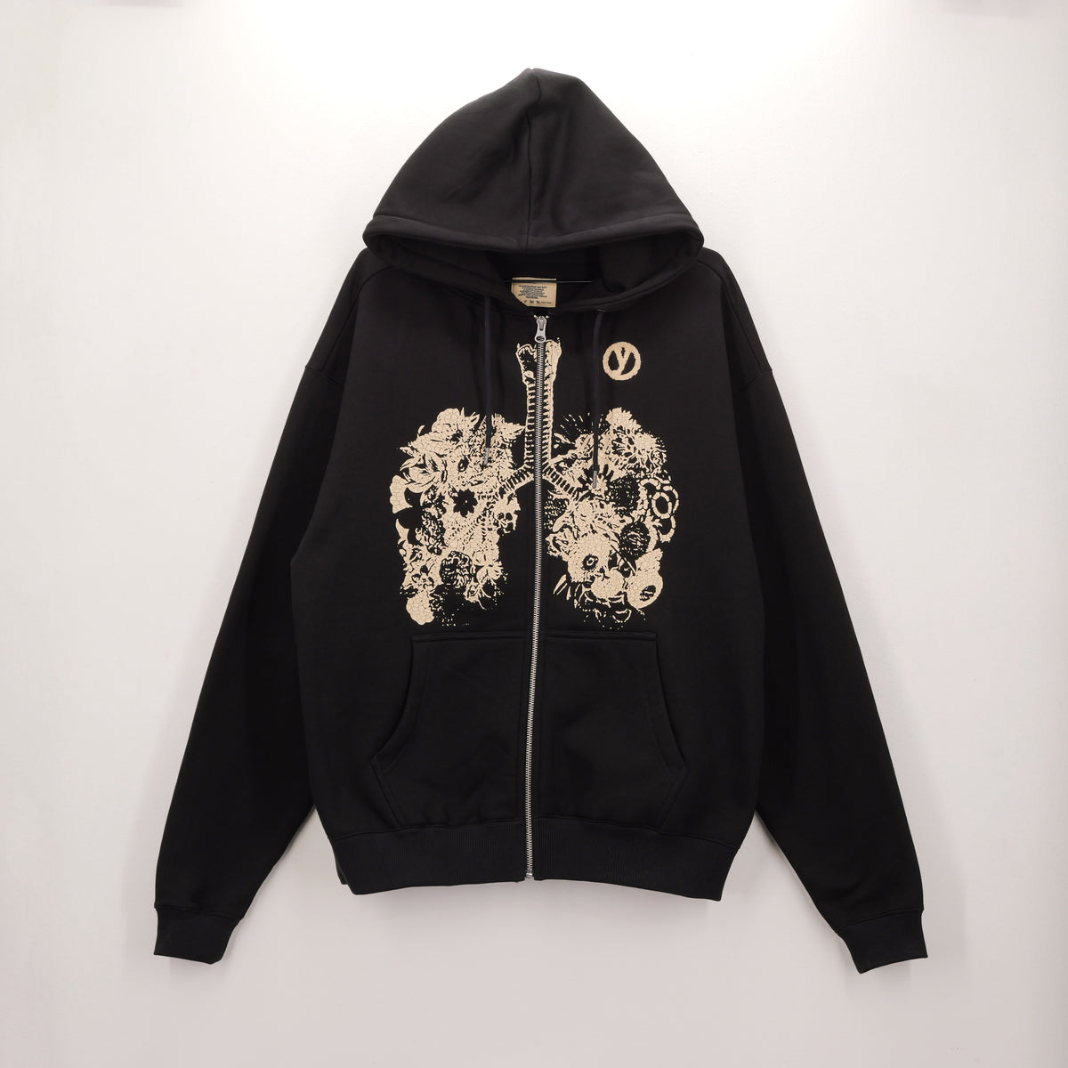 SOUL ZIP-UP HOODIE BLACK | Yesterday is Dead