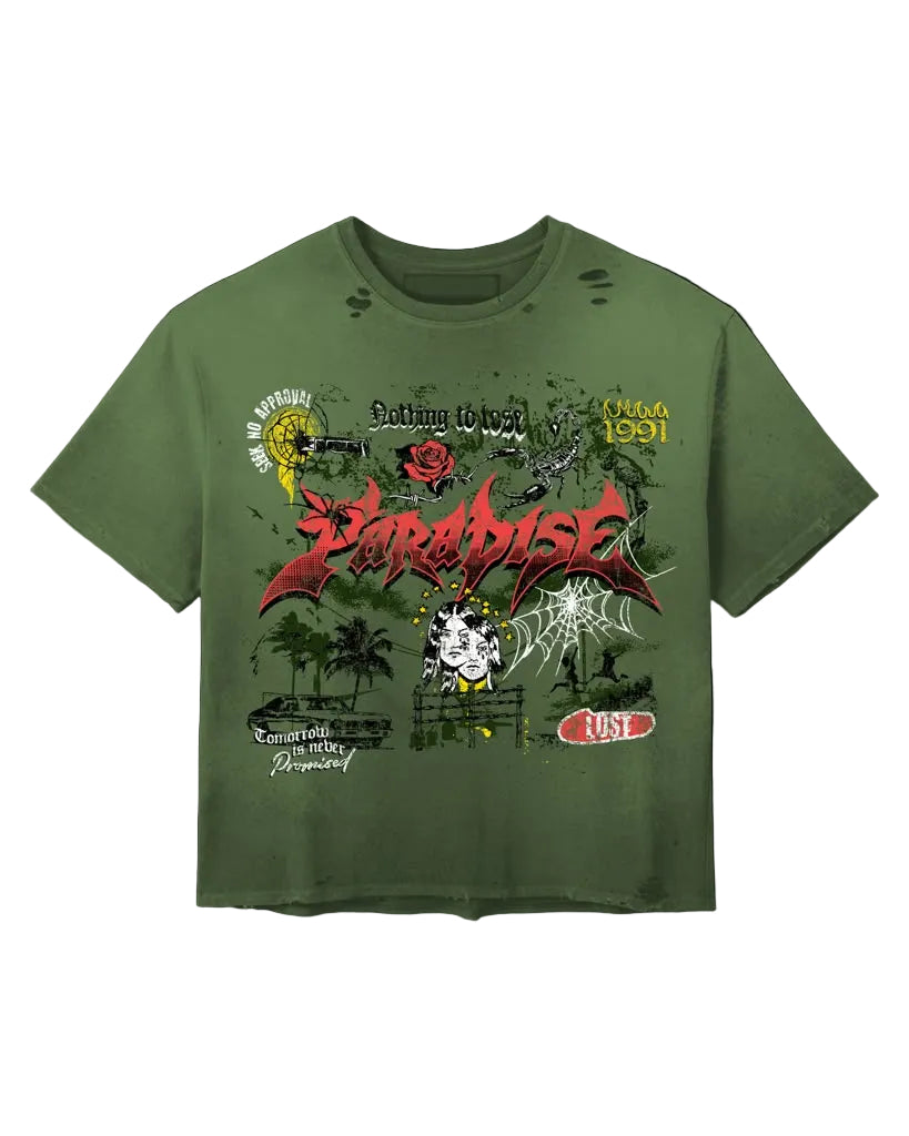 1991 beat Tee (olive)