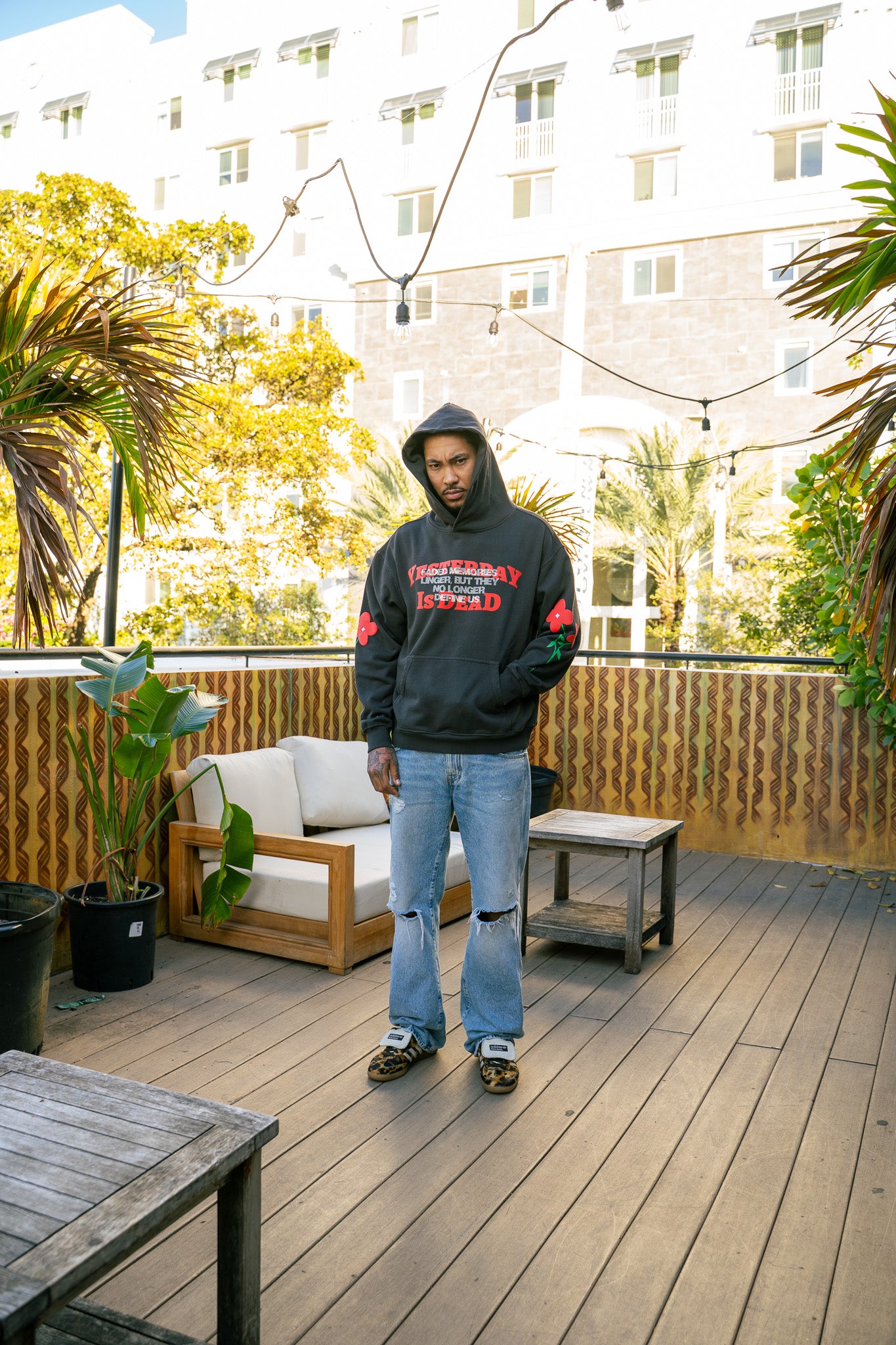 最終値下げ　FADED BLEACH HOODIE / ASH FADED BLEACH HOODIE / ASH | NIL DUE / NIL UN TOKYO