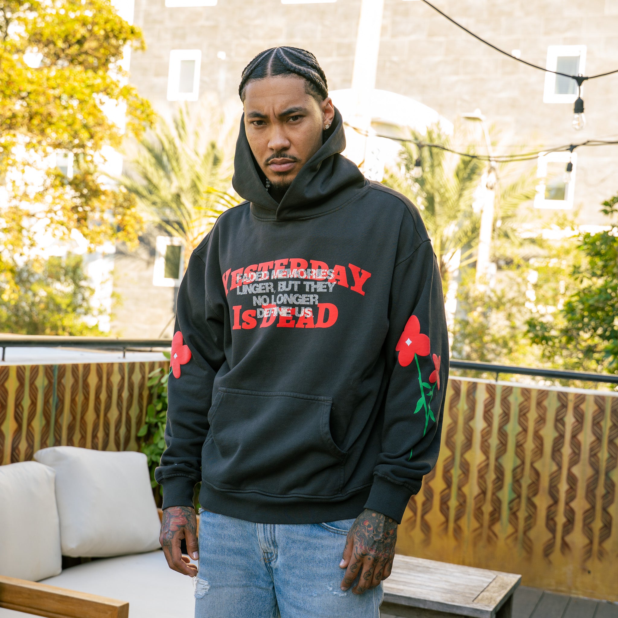 THROUGH THE HAZE HOODIE SHADOW | Yesterday is Dead