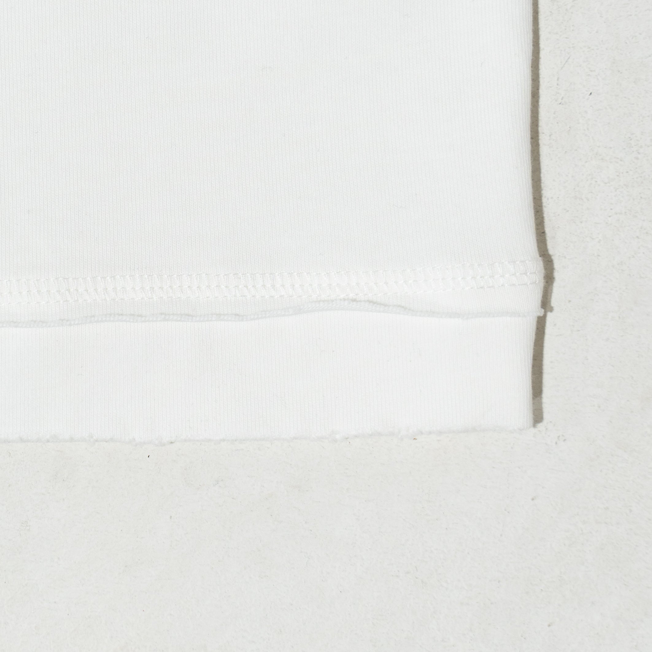 SKULL DISTRESSED TEE WHITE