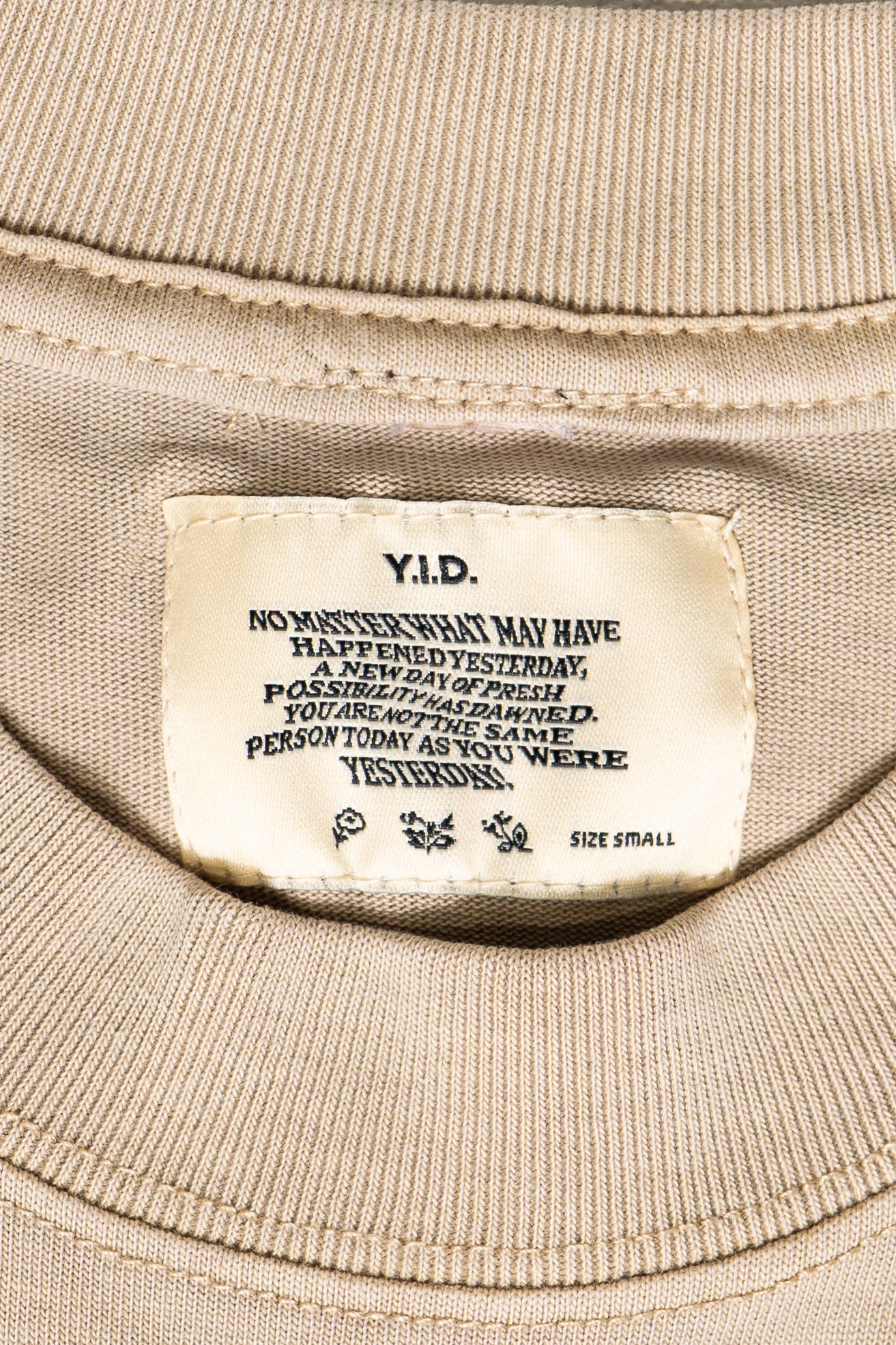 Quote Tee Sand