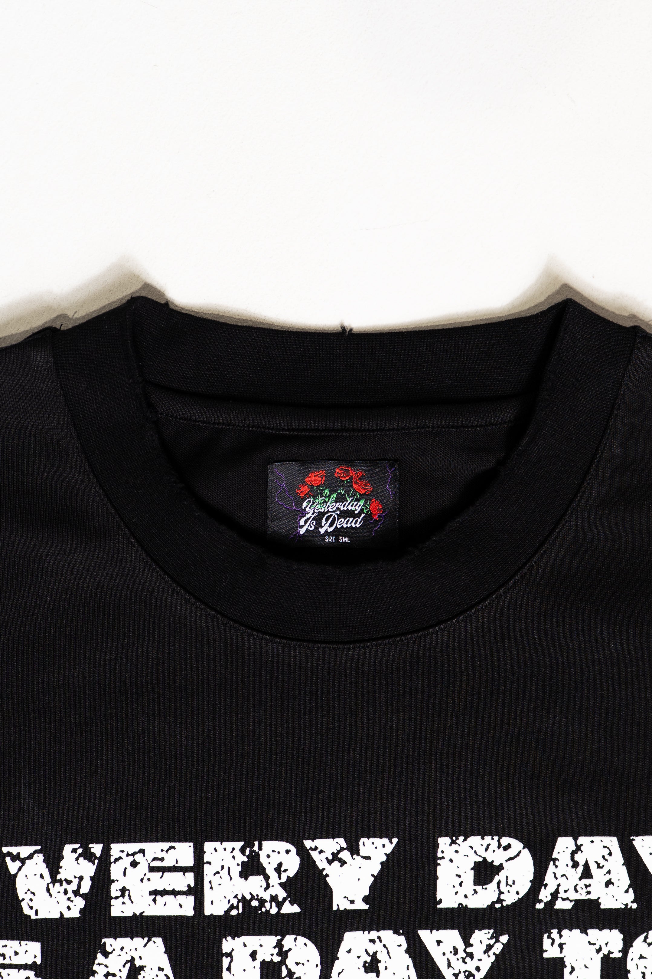 Transform Distressed Tee Black