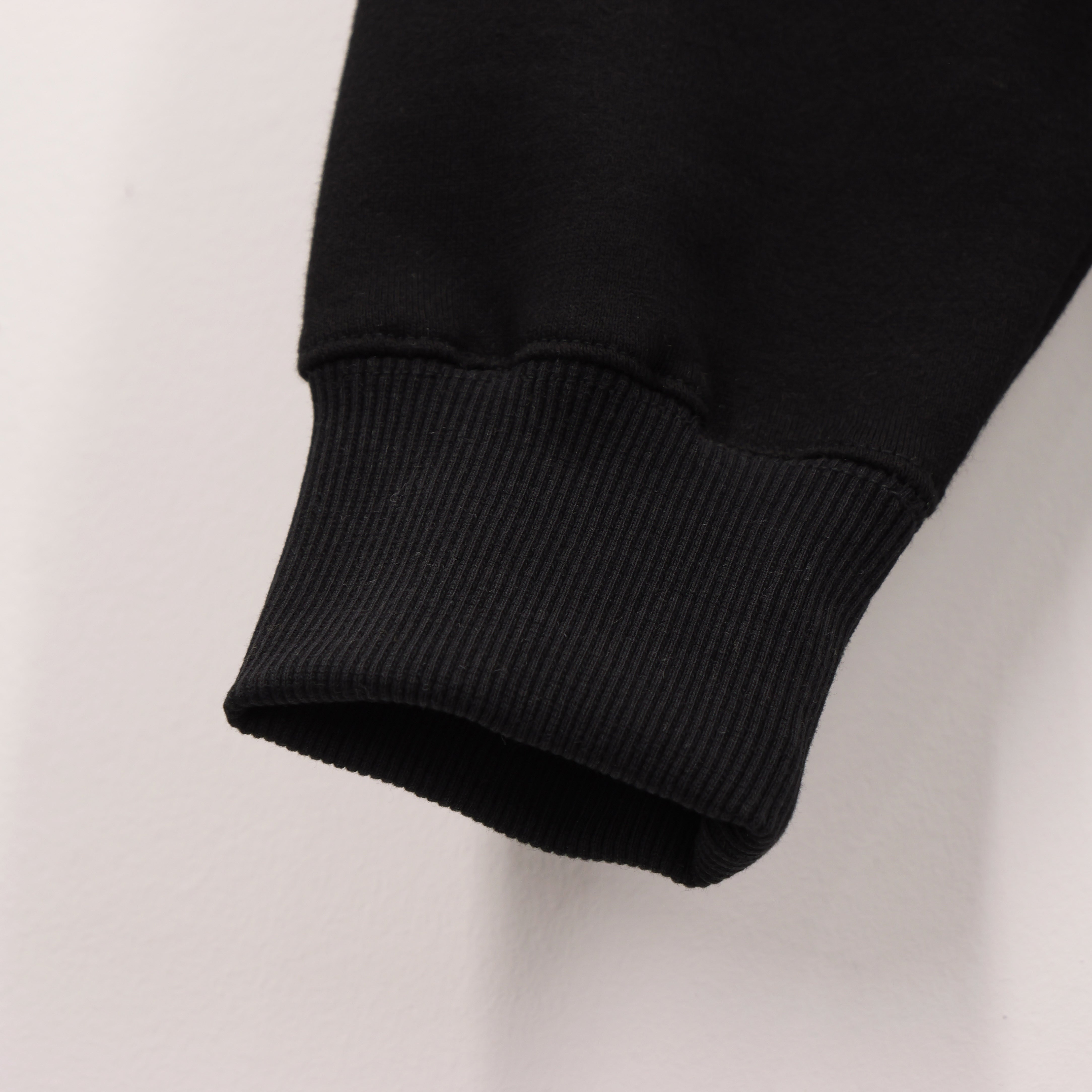 SOUL ZIP-UP HOODIE BLACK | Yesterday is Dead