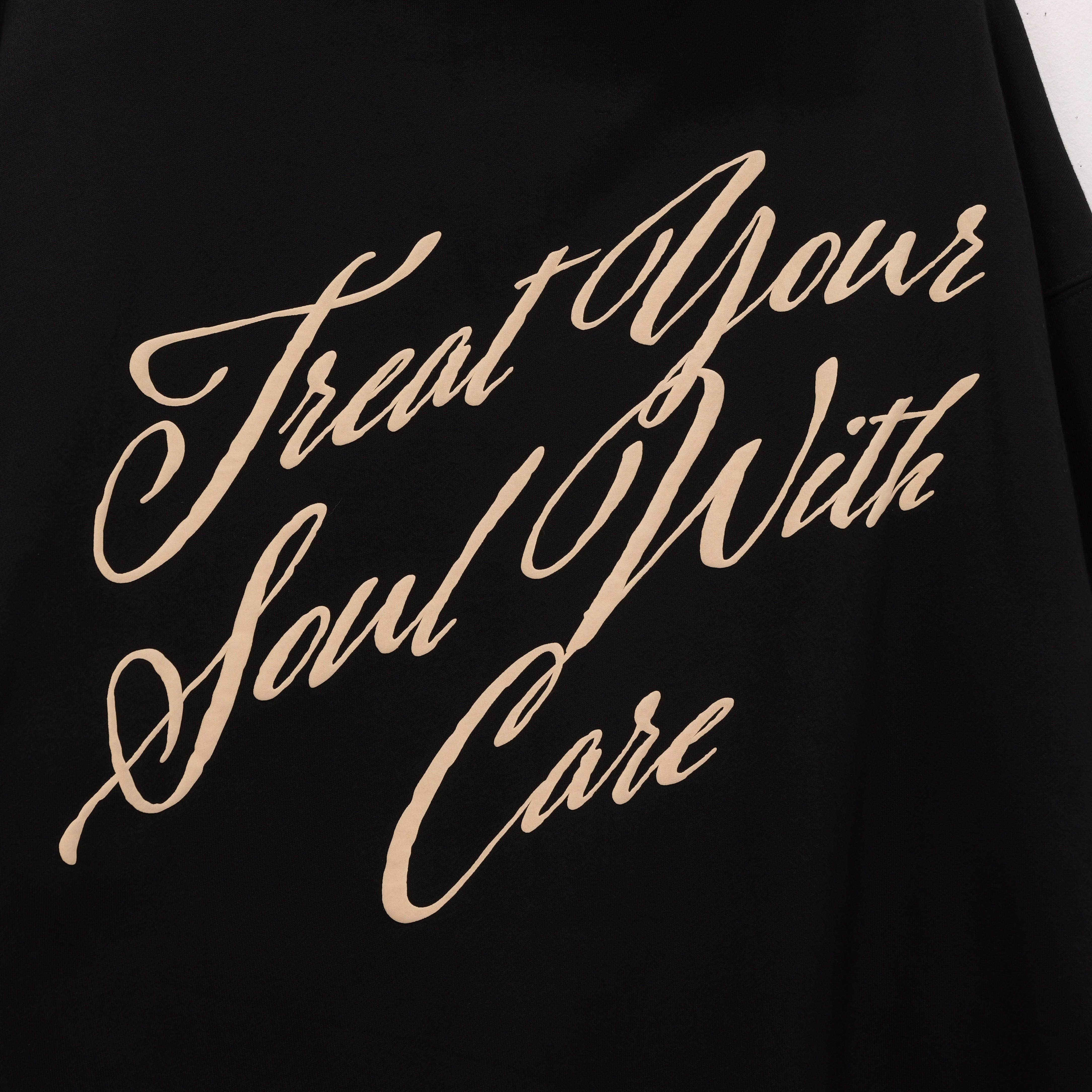 SOUL ZIP-UP HOODIE BLACK | Yesterday is Dead