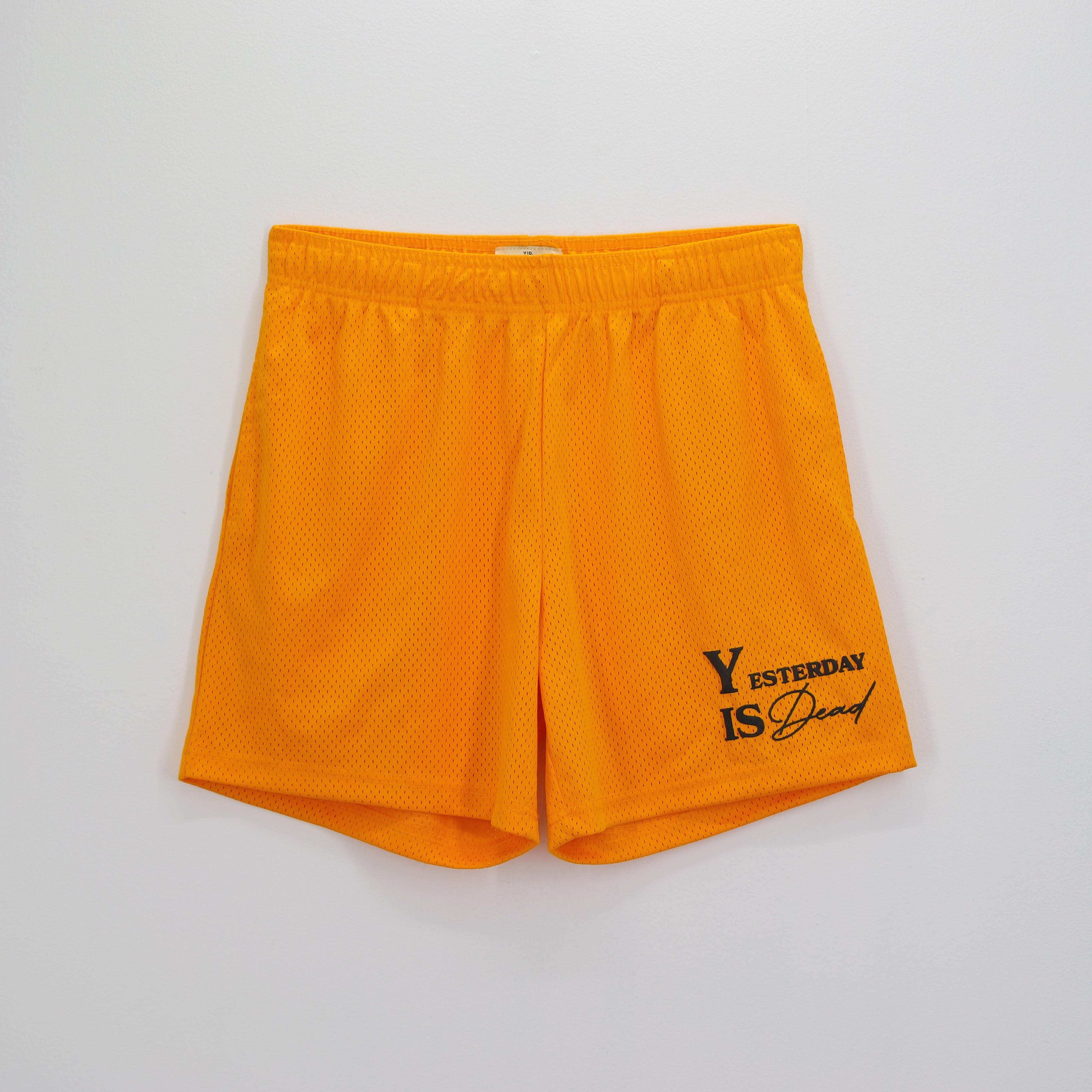 CORE MESH SHORTS GOLD | Yesterday is Dead