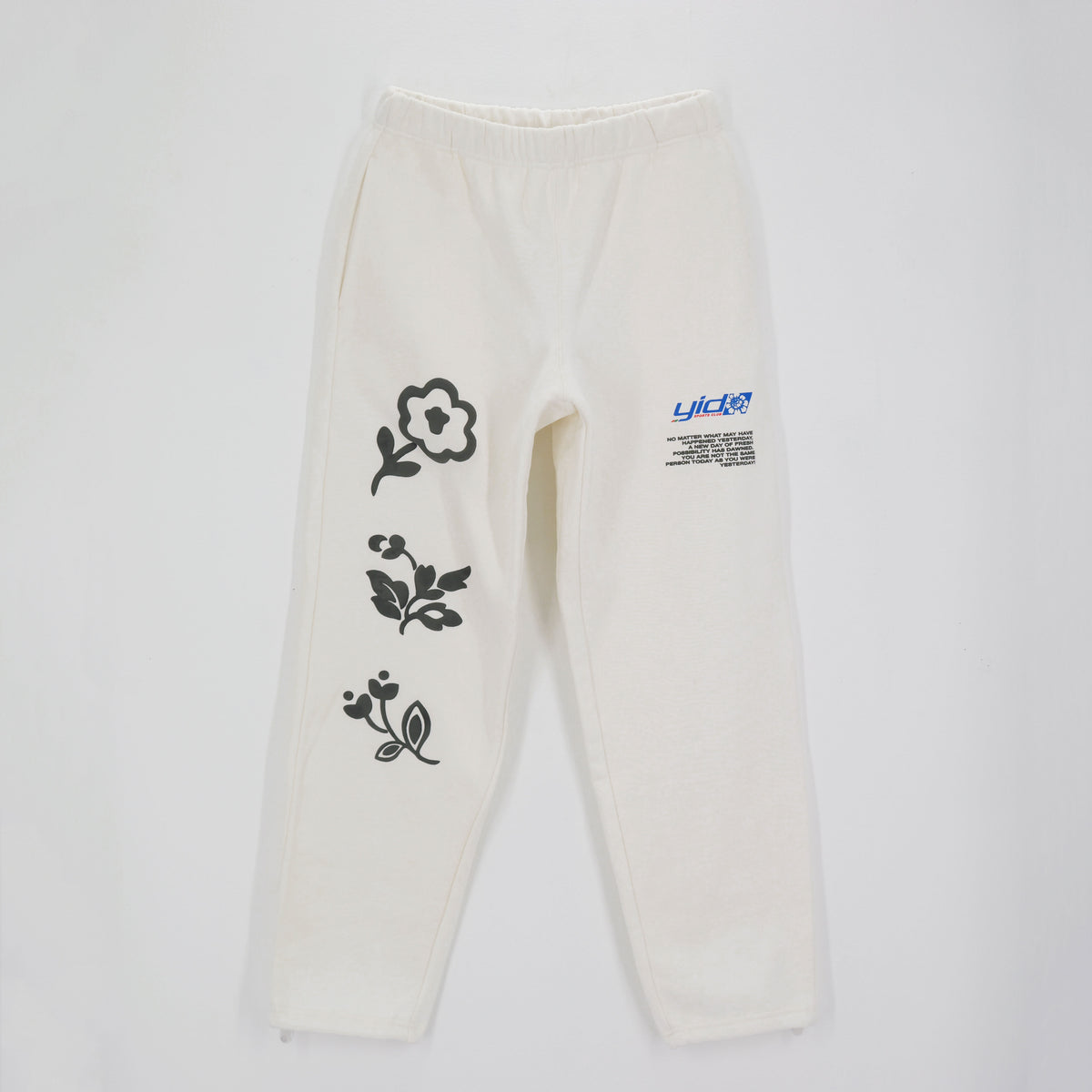 SPORTS CLUB SWEATPANTS WHITE | Yesterday is Dead