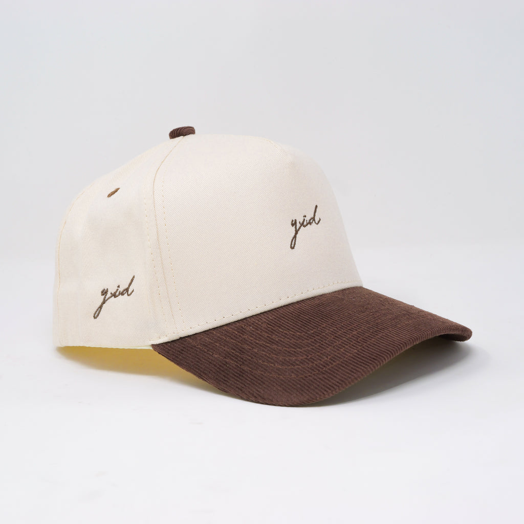 Cream/Light Brown Better Quality Goods Corduroy Hat