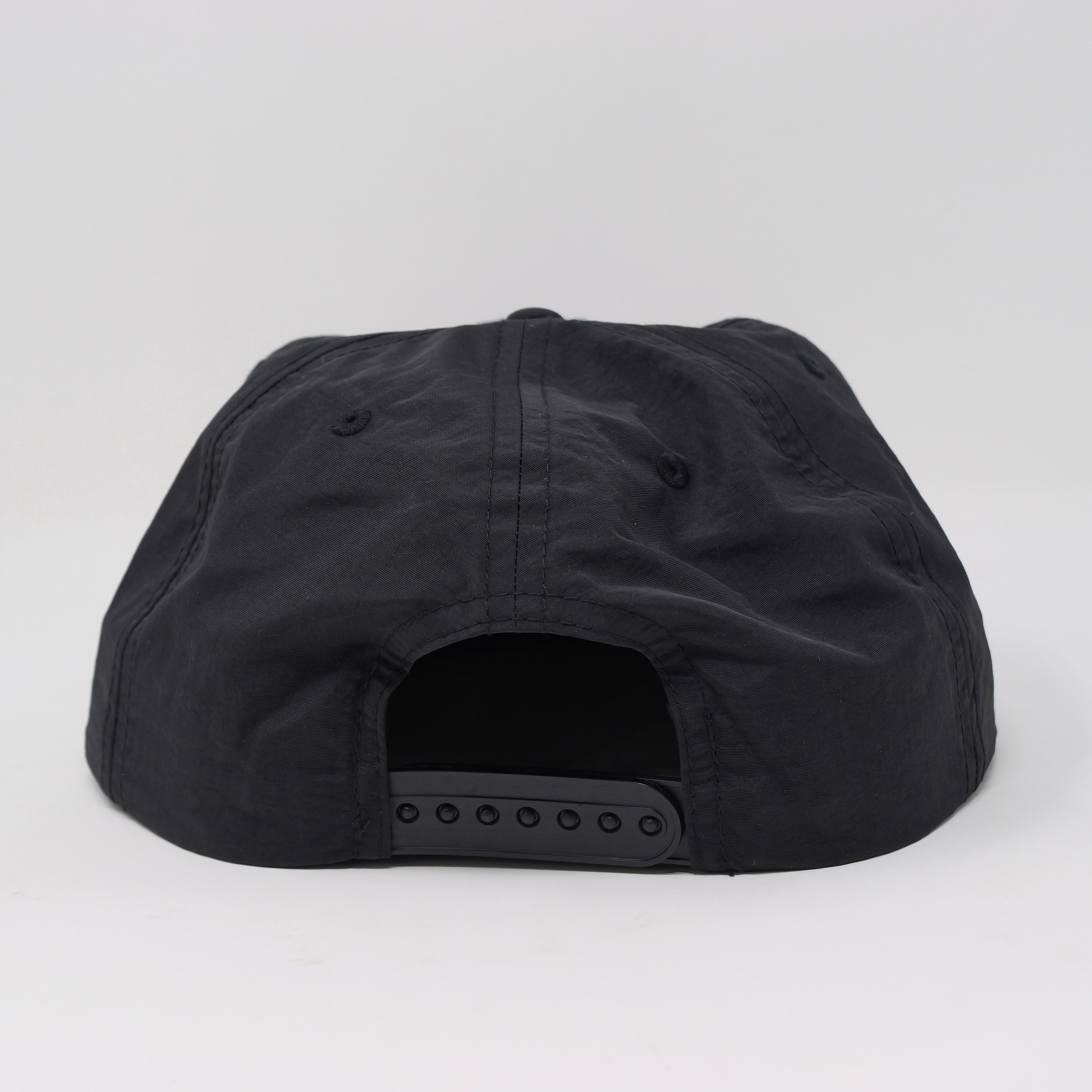 NYLON TECH CAP BLACK