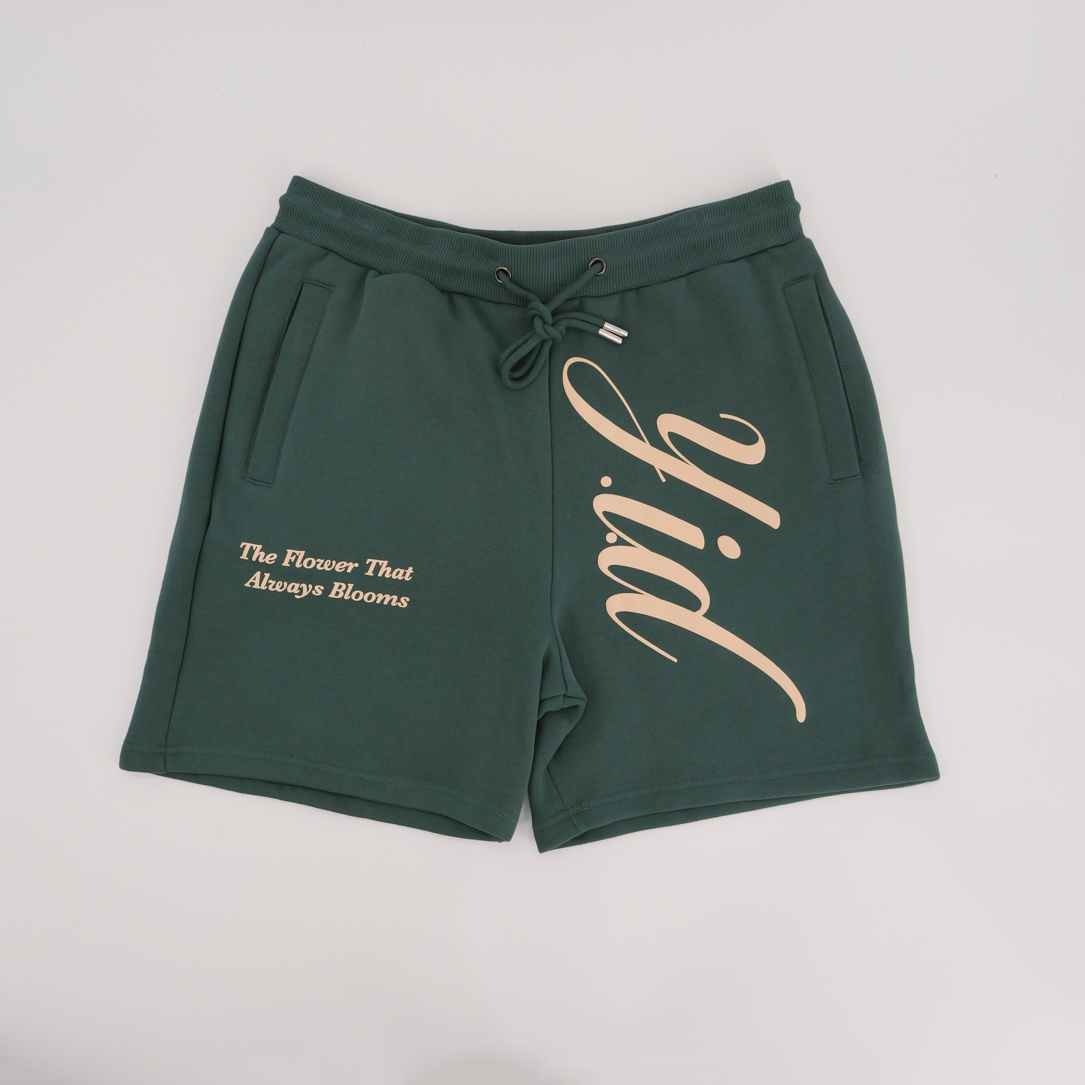 BLOOM SHORTS GREEN | Yesterday is Dead